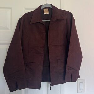 Vintage Suede Brown Jacket